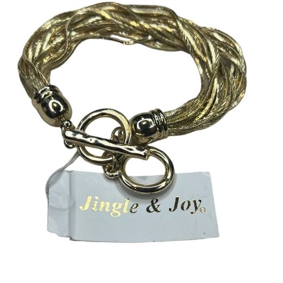 Multi Strand Gold Bracelet - Picture 2 of 6